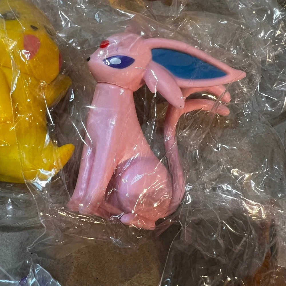 Nintendo Pokemon 12pc Figure Set Multicolor Pikachu Eevee Gengar Lucario Espeon